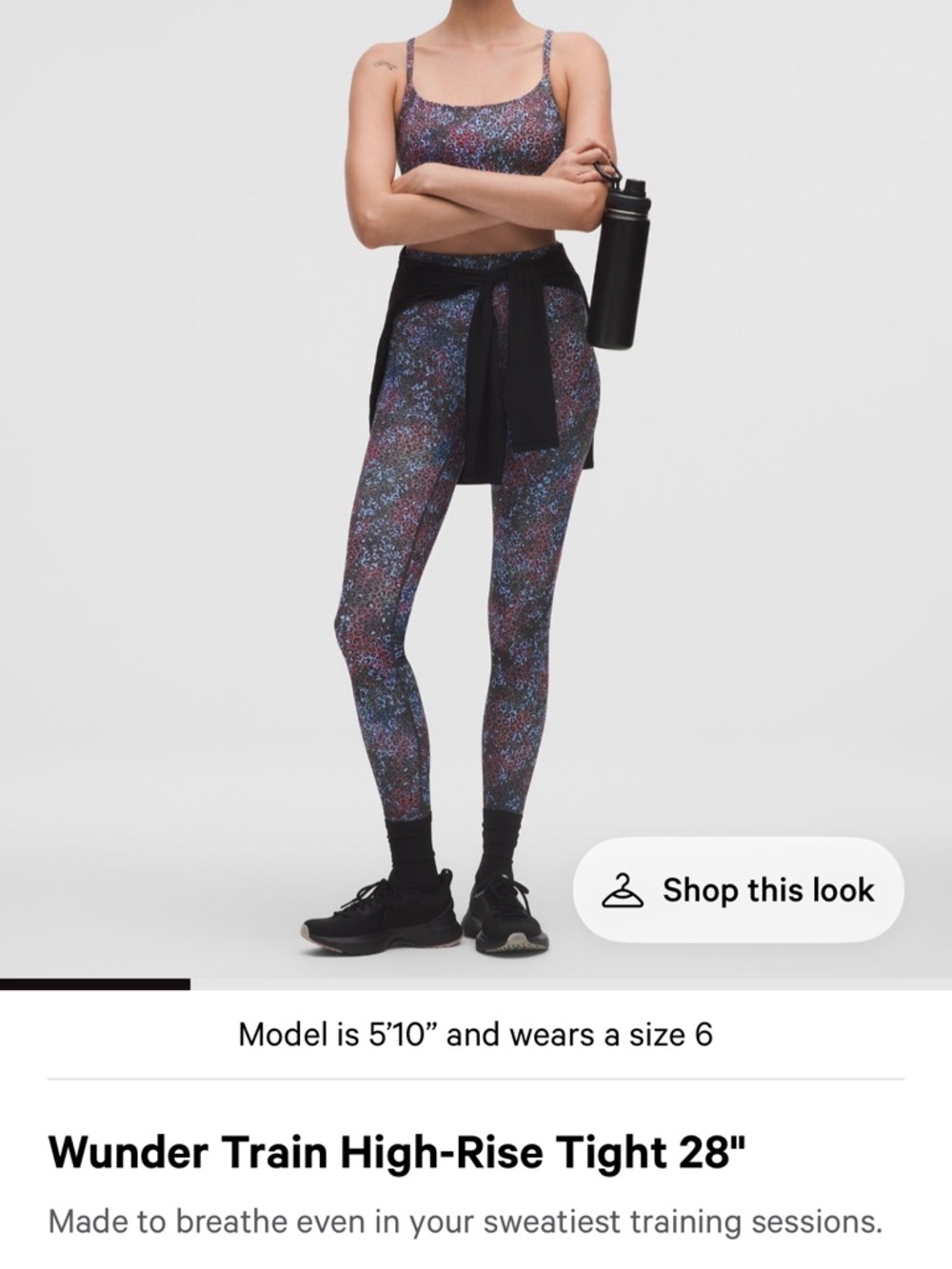 lululemon athletica Wunder Train High-Rise Tight 28" - Multicolor Print